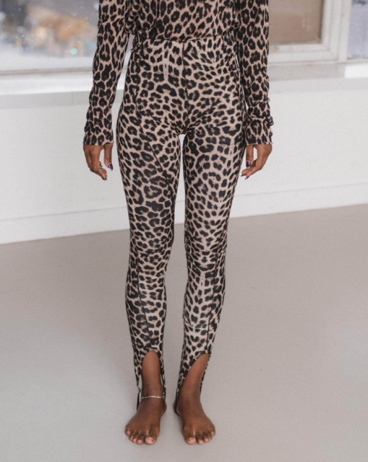 Baserange PF25 - Sync Leggings - Circulose Jersey - Leopard