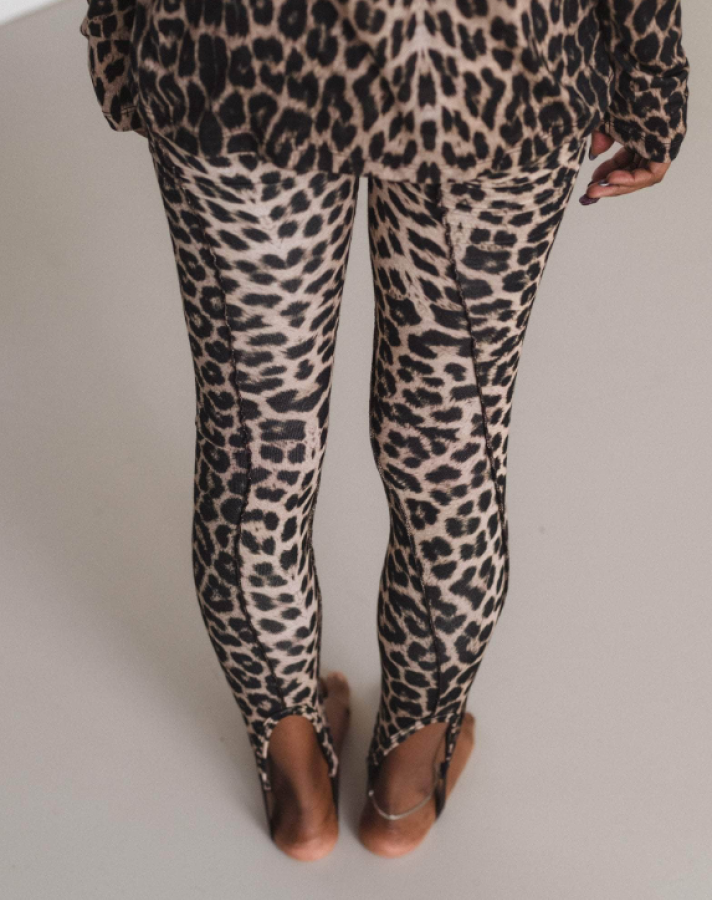 Baserange PF25 - Sync Leggings - Circulose Jersey - Leopard
