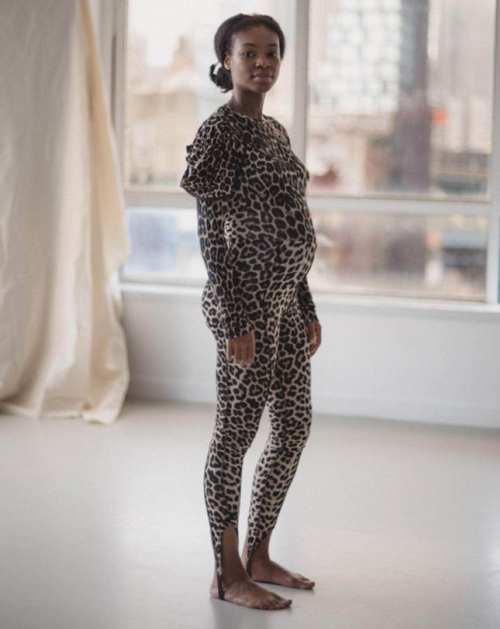 Baserange PF25 - Sync Leggings - Circulose Jersey - Leopard