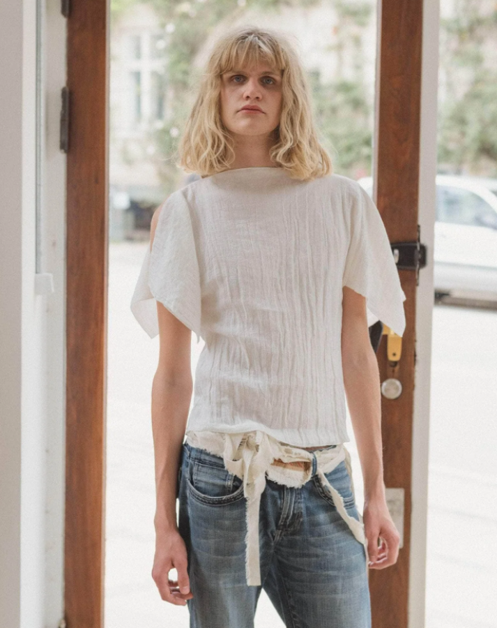 Baserange SS25 - Folio top - Undyed