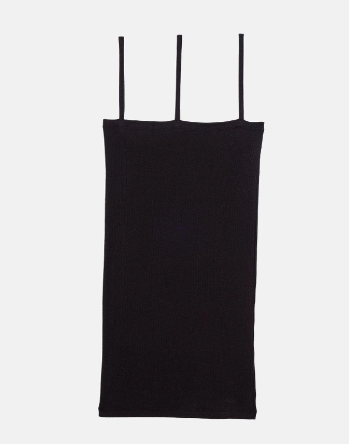 Baserange SS25 - Nida tank - Fine Organic Cotton - Black