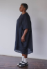 Baserange SS26 - Ori Dress - Fine Linen - Gerard navy