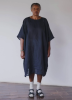 Baserange SS26 - Ori Dress - Fine Linen - Gerard navy