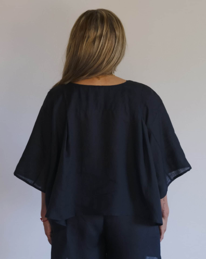 Baserange SS26 - Ori top - gerard navy