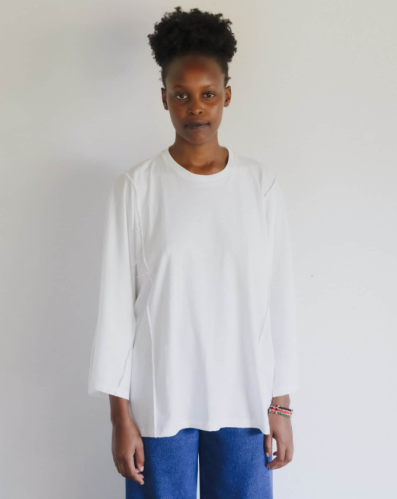 Baserange SS26 - Poi Long Sleeve Tee - Regenerative Cotton Jersey