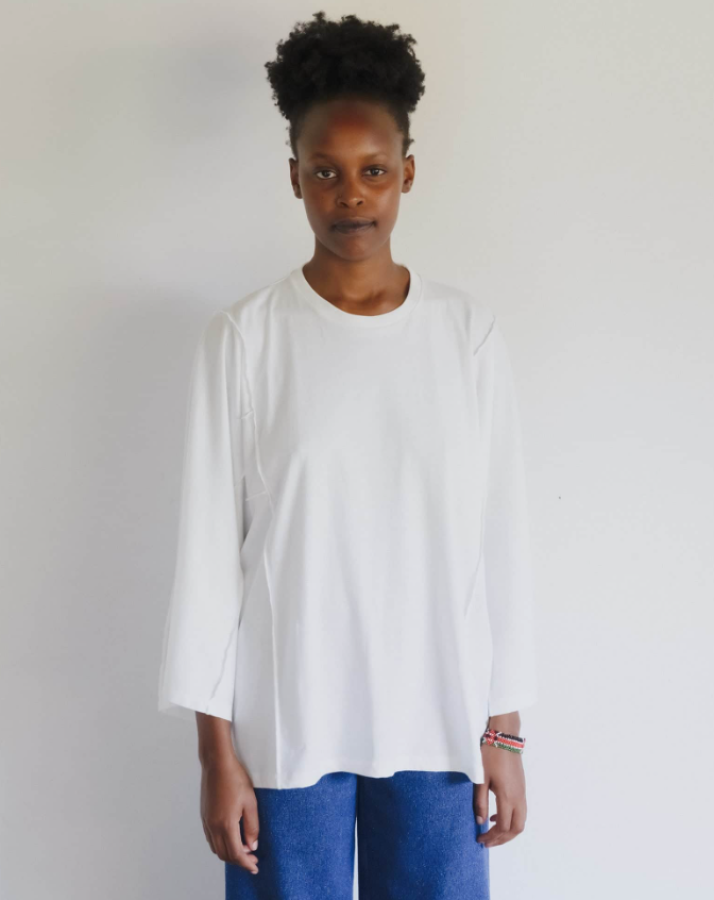 Baserange SS26 - Poi Long Sleeve Tee - Regenerative Cotton Jersey