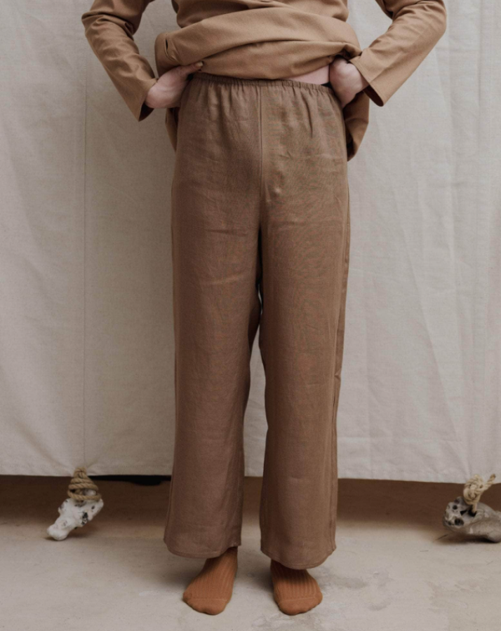 Baserange SS26 - Stoa Pants - Fine Linen - Ocular 