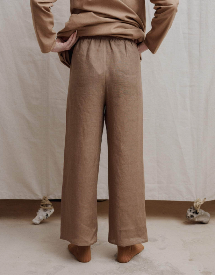 Baserange SS26 - Stoa Pants - Fine Linen - Ocular 