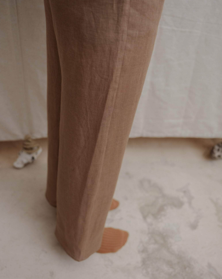 Baserange SS26 - Stoa Pants - Fine Linen - Ocular 