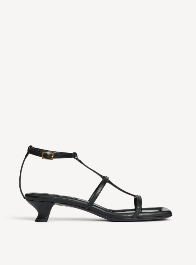 By Malene Birger SS25 - Teva leather sandals - Black