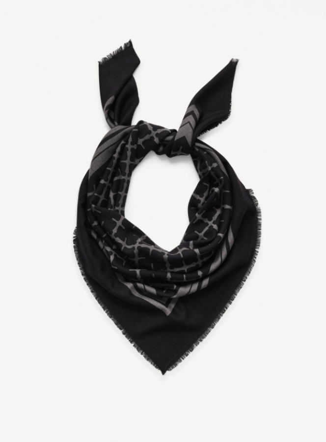 By Malene Birger AW 24 - Cornelis wool scarf - Charcoal