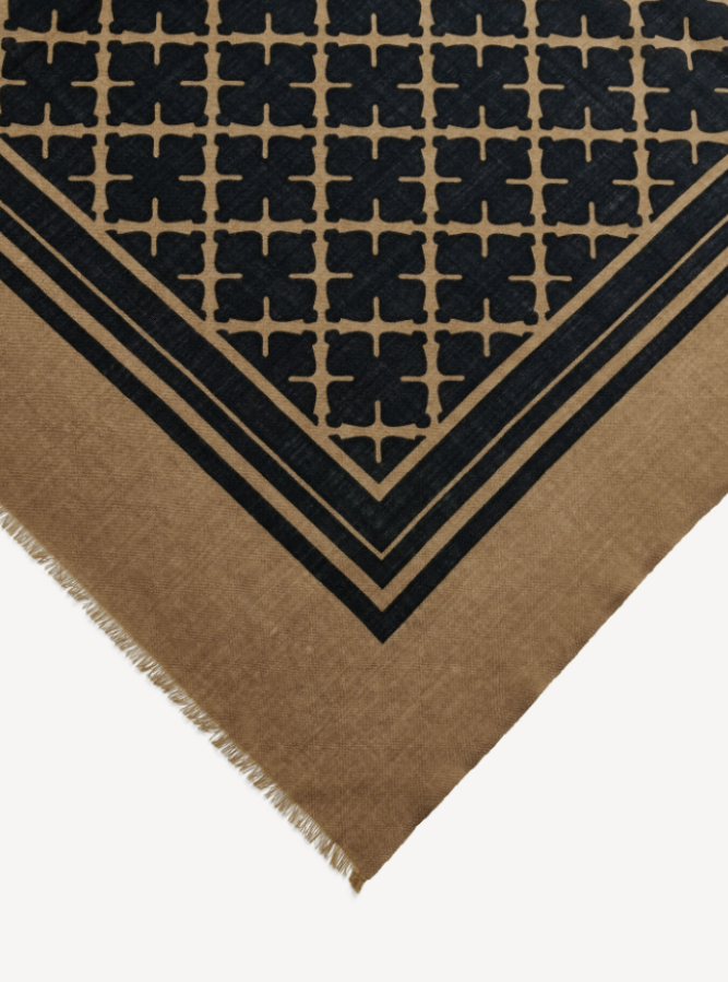 By Malene Birger AW 24 - Cornelis wool scarf - Light Brown