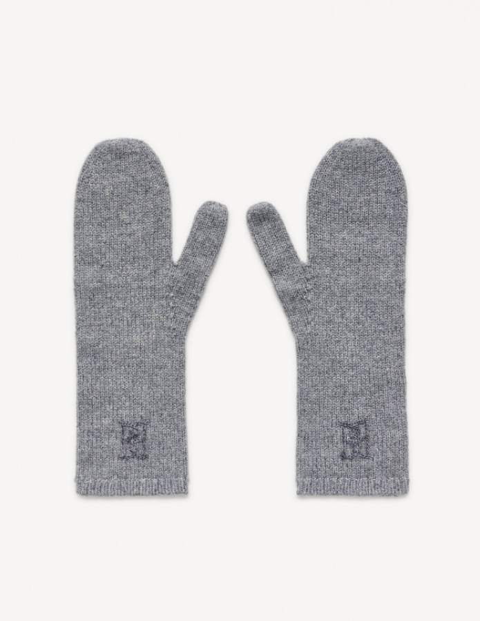 By Malene Birger AW24 - Faline mittens - Grey melange