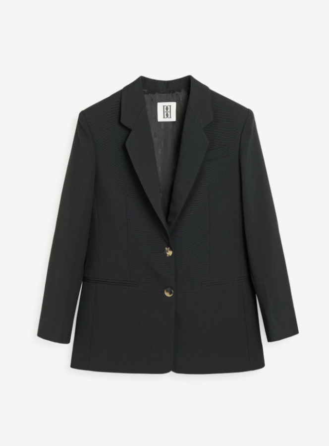 By Malene Birger AW24 - Ophie single-breasted blazer - Black