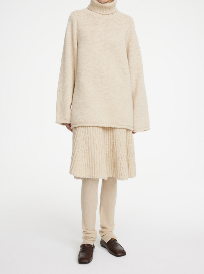 By Malene Birger AW24 - Charice sweater - Oyster gray