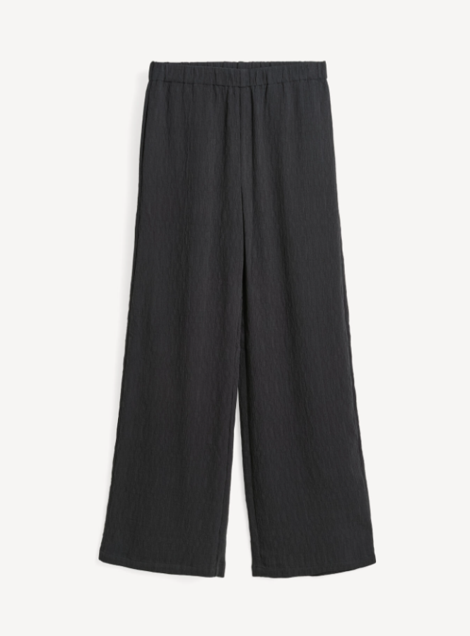 By Malene Birger AW24 - Darja wide-leg trousers - Black