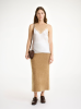 By Malene Birger AW24 - Estille midi skirt - Tobacco brown