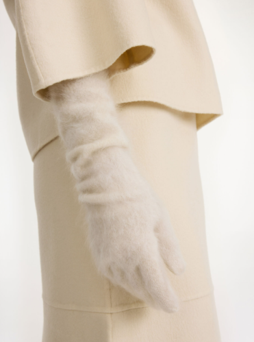 By Malene Birger AW24 - Guanta cashmere gloves - Oyster Gray