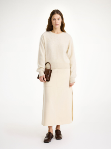 By Malene Birger AW24 - Mantea cashmere sweater - Oyster Gray 