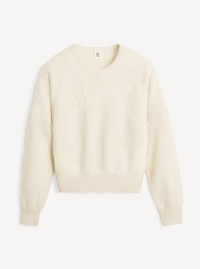 By Malene Birger AW24 - Mantea cashmere sweater - Oyster Gray 