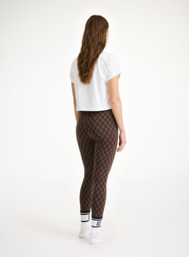 By Malene Birger AW24 - Polene atheletic leggings - Dark Mahogany