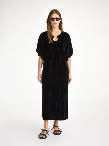 By Malene Birger AW24 - Rosae maxi dress - Black