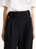 By Malene Birger AW24 - Taal high-waisted trousers - Black