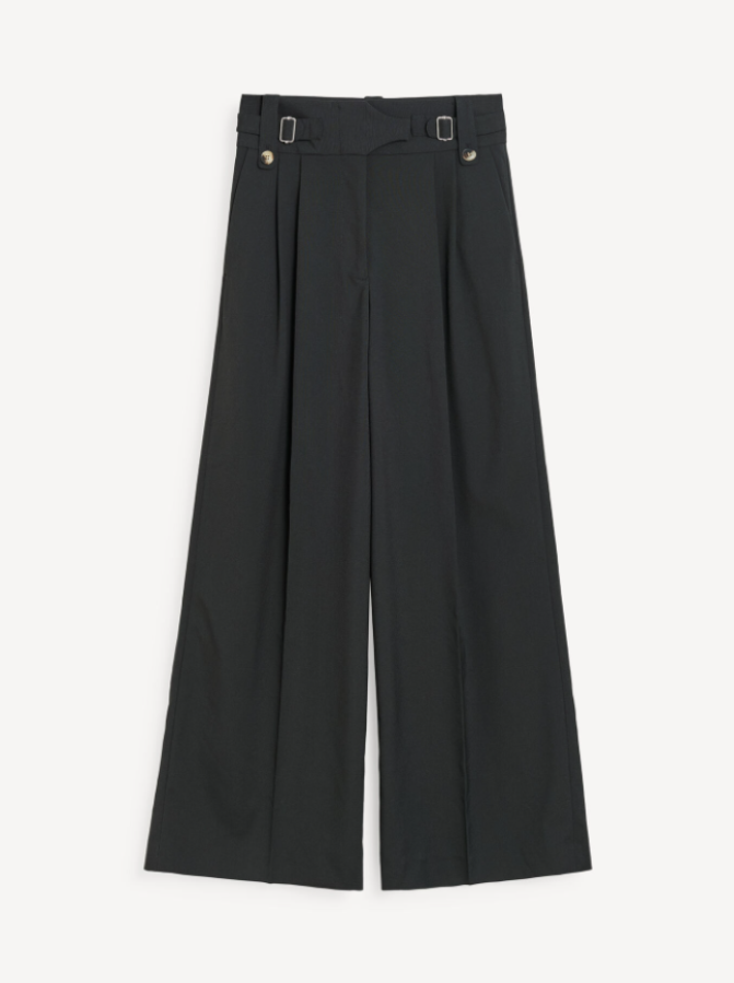 By Malene Birger AW24 - Taal high-waisted trousers - Black