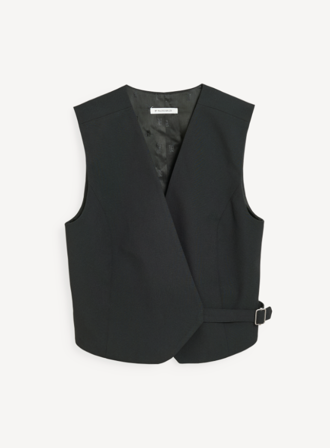 By Malene Birger AW24 - Talime waistcoat - Black