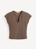 By Malene Birger AW24 - Venazia athletic top - Dark Mahogany