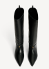 By Malene Birger AW25 - Ceras knee-high leather boots - Black