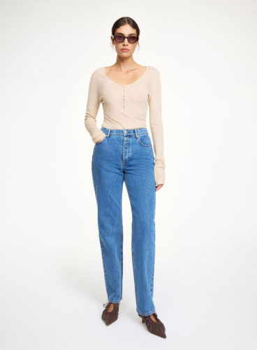 By Malene Birger AW25 - Chicago organic cotton jeans - Denim blue