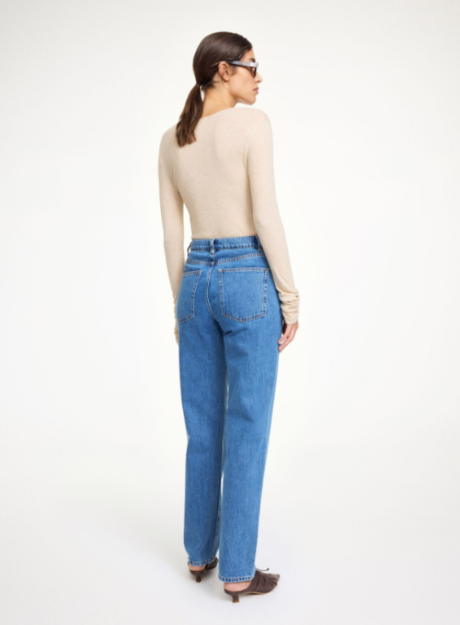 By Malene Birger AW25 - Chicago organic cotton jeans - Denim blue