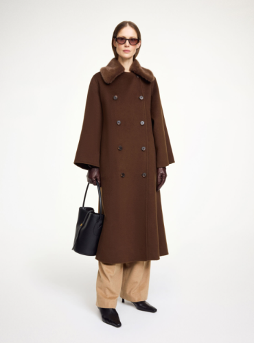 By Malene Birger AW25 - Darcy wool coat - carafe