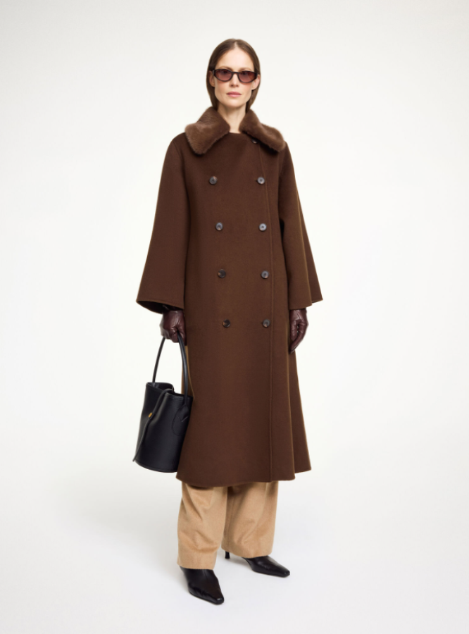 By Malene Birger AW25 - Darcy wool coat - carafe
