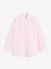 By Malene Birger AW25 - Derris organic cotton shirt - Chalk Pink Stripe