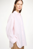By Malene Birger AW25 - Derris organic cotton shirt - Chalk Pink Stripe