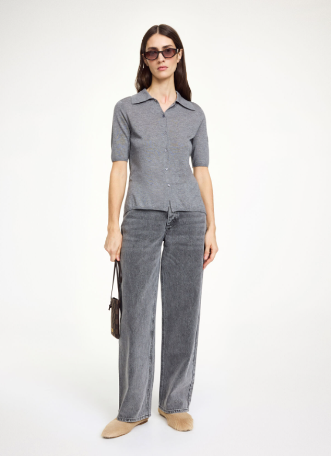 By Malene Birger AW25 - Dotta - Grey Melange