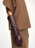 By Malene Birger AW25 - Gemi leather gloves - Warm Brown
