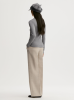 By Malene Birger AW26 - Brita Flat organic cotton long-sleeved - Grey Melange By Malene Birger AW26 - Brita Flat organic cotton long-sleeved - Grey Melange