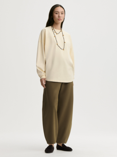 By Malene Birger AW26 - Carala organic cotton sweatshirt -  French Vanilla