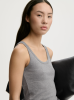 By Malene Birger AW26 - Dali organic cotton tank top - Grey melange By Malene Birger AW26 - Dali organic cotton tank top - Grey melange