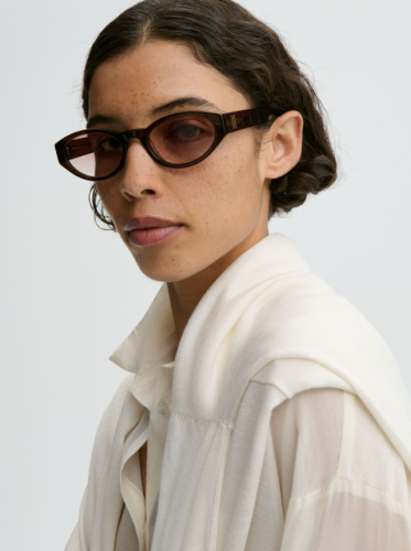 By Malene Birger AW26 - Myla sunglasses - Dark Mahogany