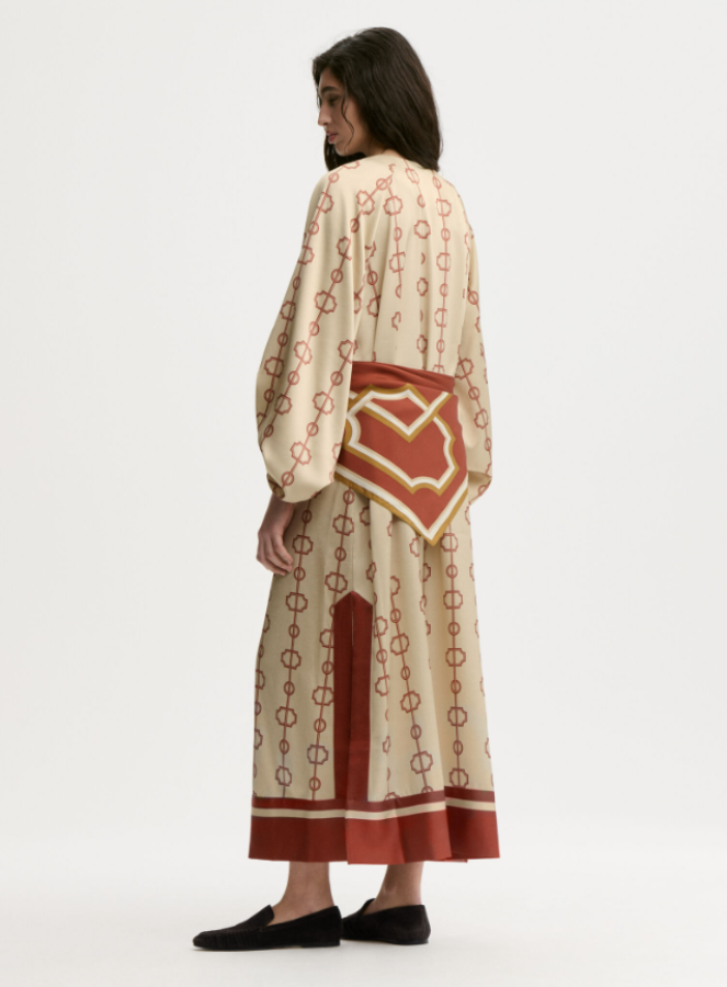 By Malene Birger AW26 - Semira maxi dress - Parisian Scarf print By Malene Birger AW26 - Semira maxi dress - Parisian Scarf print