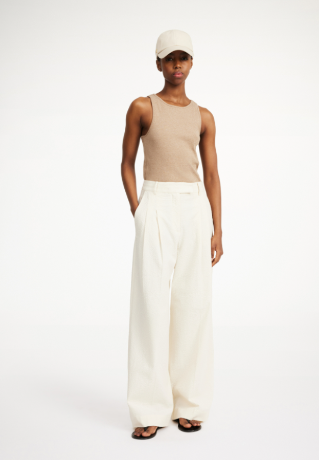 By Malene Birger PF24 - CYMBARIA Pants - Soft white