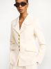 By Malene Birger PF25 - Adrienna single-breasted blazer - Pearl