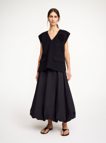 By Malene Birger PF25 - Aubrey organic cotton skirt - black