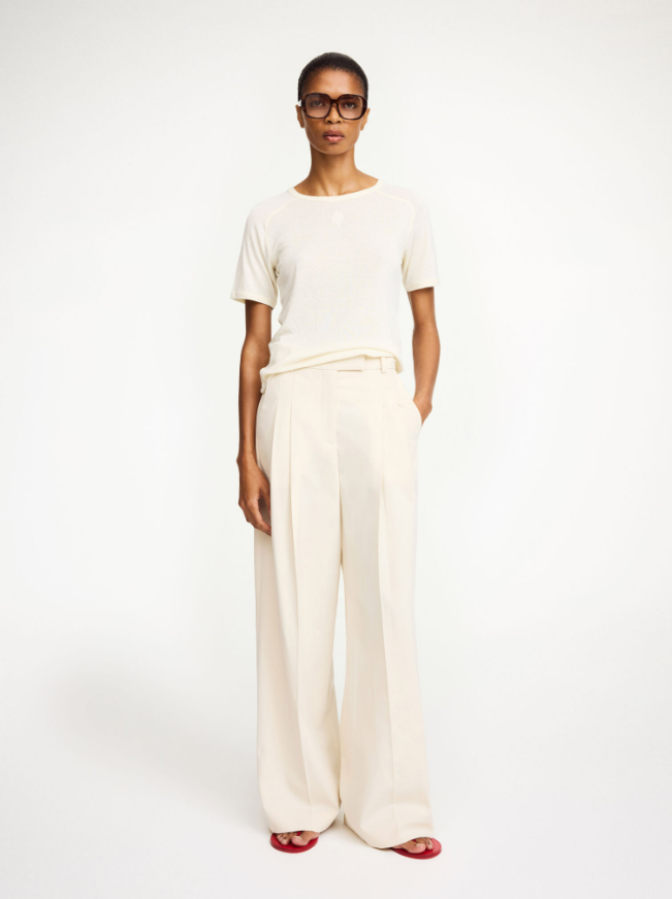 By Malene Birger PF25 - Cymbaria high-waist trousers - Pearl