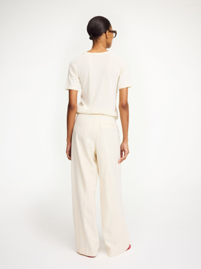 By Malene Birger PF25 - Cymbaria high-waist trousers - Pearl