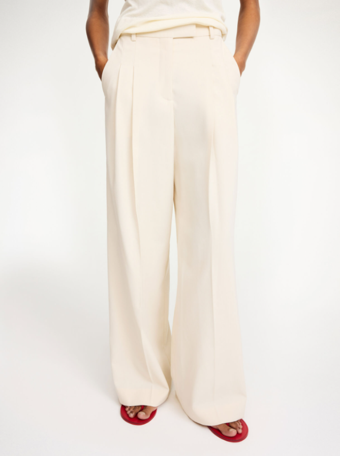 By Malene Birger PF25 - Cymbaria high-waist trousers - Pearl
